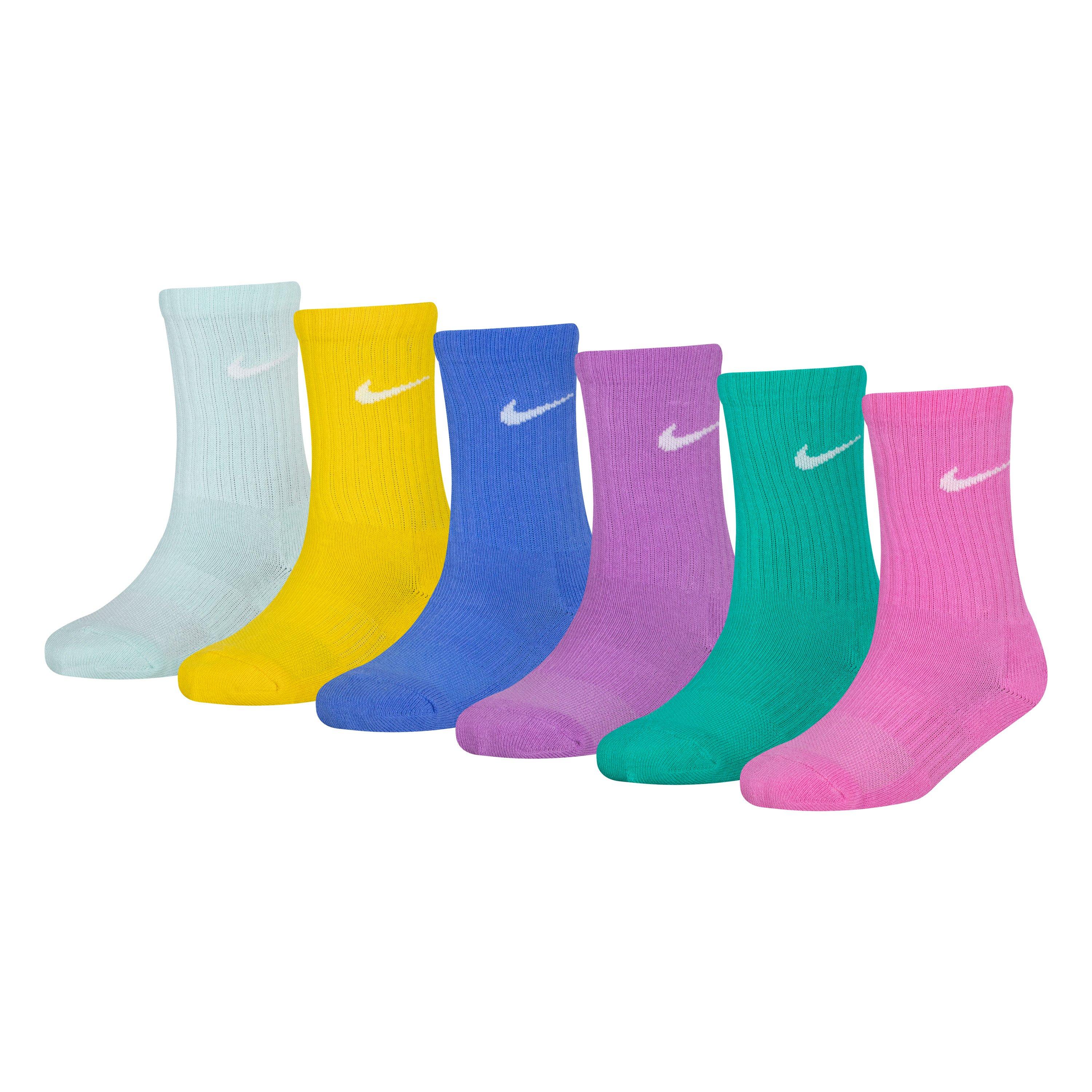 Nike Kids' Dri-FIT 6-Pack Crew Socks